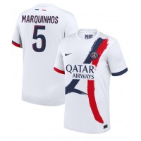 Pánský Fotbalový dres Paris Saint-Germain Marquinhos #5 2024-25 Venkovní Krátký Rukáv